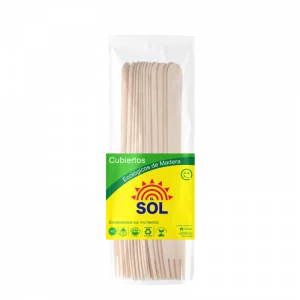 Tenedor Madera El Sol x 20 und