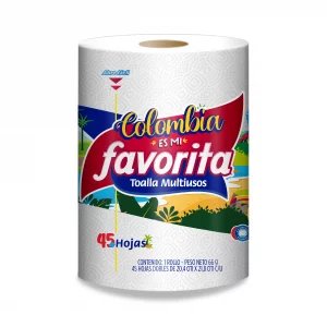 Toalla Favorita Edición Colombia Rollo x 45 Hojas