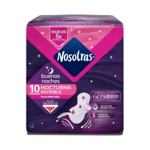 Toalla Nosotras Buenas Noches Invisible Rapisec x 10 und