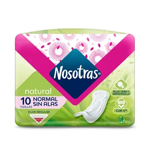 Toalla Nosotras Natural Normal x 10 und