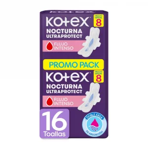 Toallas Higiénicas Kotex Nocturna Tela 16 und