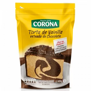 Torta Corona Vainilla Veteada Chocolate Doypack 450 g