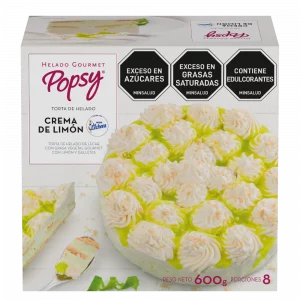 Torta Helado Popsy Crema Limón x 600 g