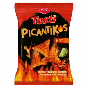 Tostipicantikos Yupi Hot x 160 g