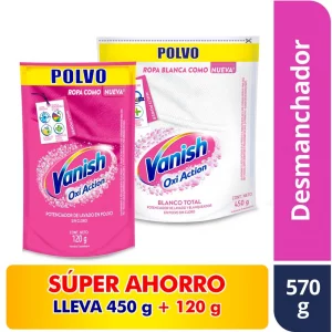 Vanish Polvo Blanco Dp 450 g+Rosax12 g Precio Especial