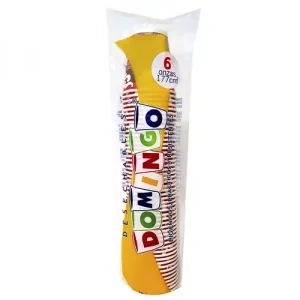 Vaso Domingo Papel 6 Oz x 50 und