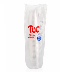 Vaso Tuc Transparente 10 Onz x 50 und
