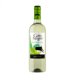 Vino Gato Negro Semi Sweet 750 ml Blanco