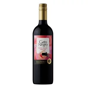 Vino Gato Negro Tinto Sweet Red Dulce x 750 ml
