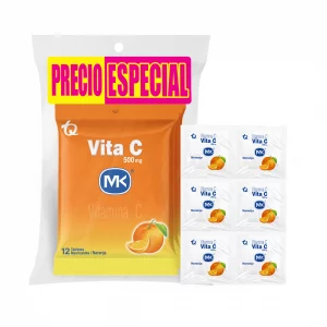 Vitamina C Mk Masticable 3 x 12 und Naranja Precio Especial