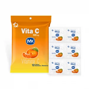 Vitamina C Mk Masticable Mandarina 500 mg - 12 und