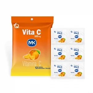 Vitamina C Mk Masticable Naranja 500 mg - 12 und