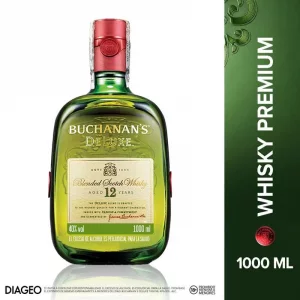Whisky Buchanans x 1000 ml 12 Años
