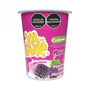 Yagur Colanta Vaso Mora x 150 g