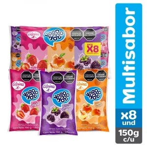 Yogo Yogo Multisabor Bolsa 150 g - Multiempaque x8 und