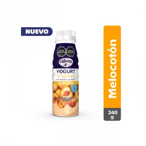 Yogurt Alpina Original Botella Melocoton x 240 g