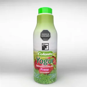 Yogurt Colanta Garrafa Fresa x 1000 ml