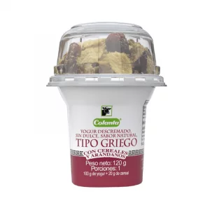 Yogurt Colanta Griego Cereal Arandanos x 120 g