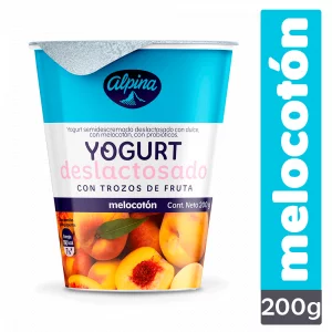 Yogurt Deslactosado Melocotón Vaso 200 g