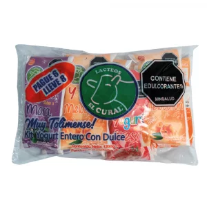Yogurt El Cural Bolsa Pague 6 Lleve 8 x 150 g Surtido