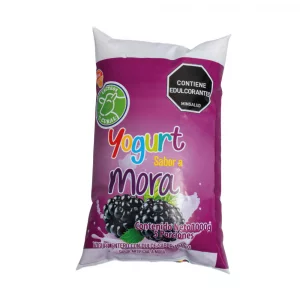 Yogurt El Cural Bolsa x 1000 g Mora