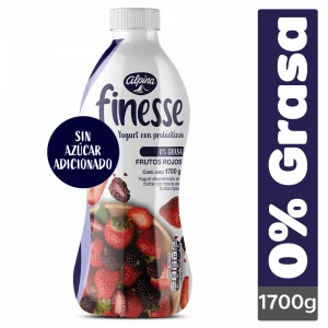 Yogurt Finesse Alpina Frutos Rojos Botella x 1700 g