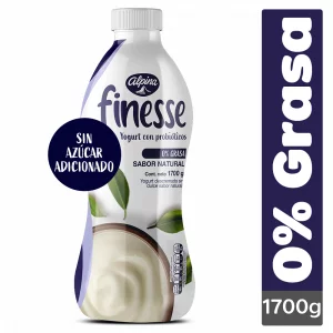 Yogurt Finesse Alpina Natural Botella x 1700 g