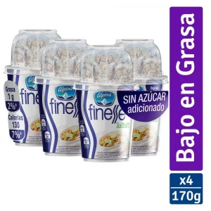 Yogurt Finesse Cereal Natural 4 x 170 g