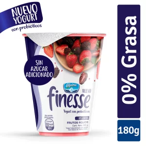 Yogurt Finesse Frutos Rojos Vaso 180 g