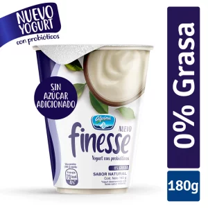 Yogurt Finesse Natural Vaso 180 g