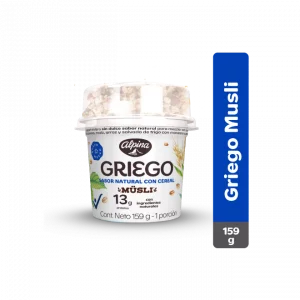 Yogurt Griego Alpina Natural Cereal x 159 g