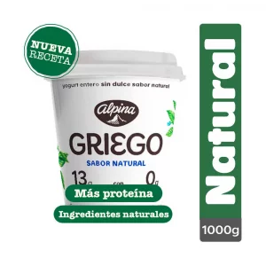 Yogurt Griego Alpina Natural x 1000 g