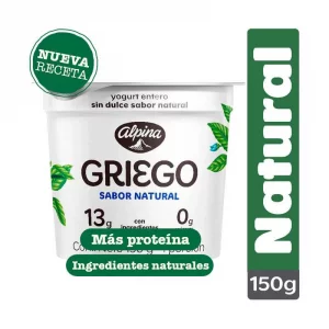 Yogurt Griego Alpina Natural x 150 g