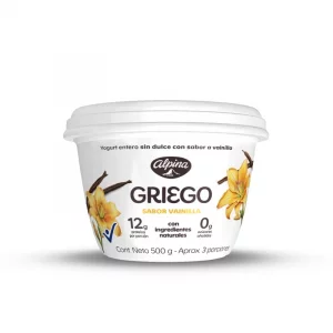 Yogurt Griego Alpina Vainilla x 500 g
