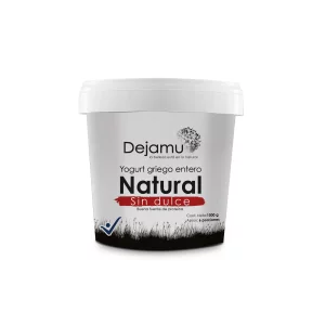 Yogurt Griego Dejamu Entero Natural Sin Dulce x 1000 g
