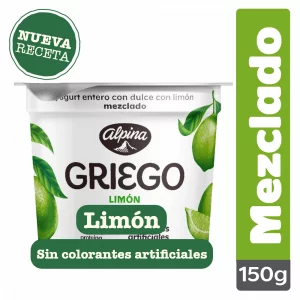 Yogurt Griego Mezclado Alpina Limon x 150 g