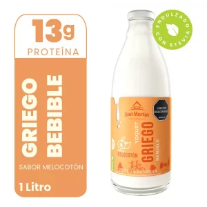Yogurt Griego San Martin Bebible Melocoton x 1000 ml