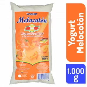 Yogurt Mercacentro Bolsa Melocotón 1000 g