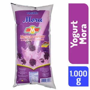 Yogurt Mercacentro Bolsa Mora 1000 g
