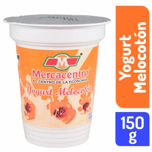 Yogurt Mercacentro Vaso Melocotón 150 g