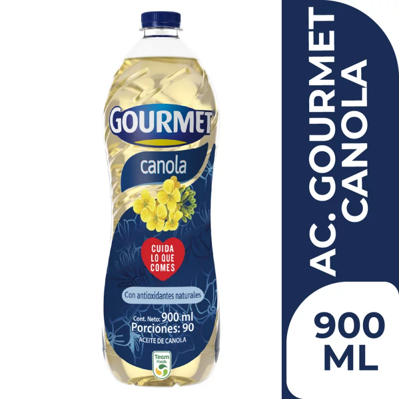 Aceite Gourmet Canola 900 ml