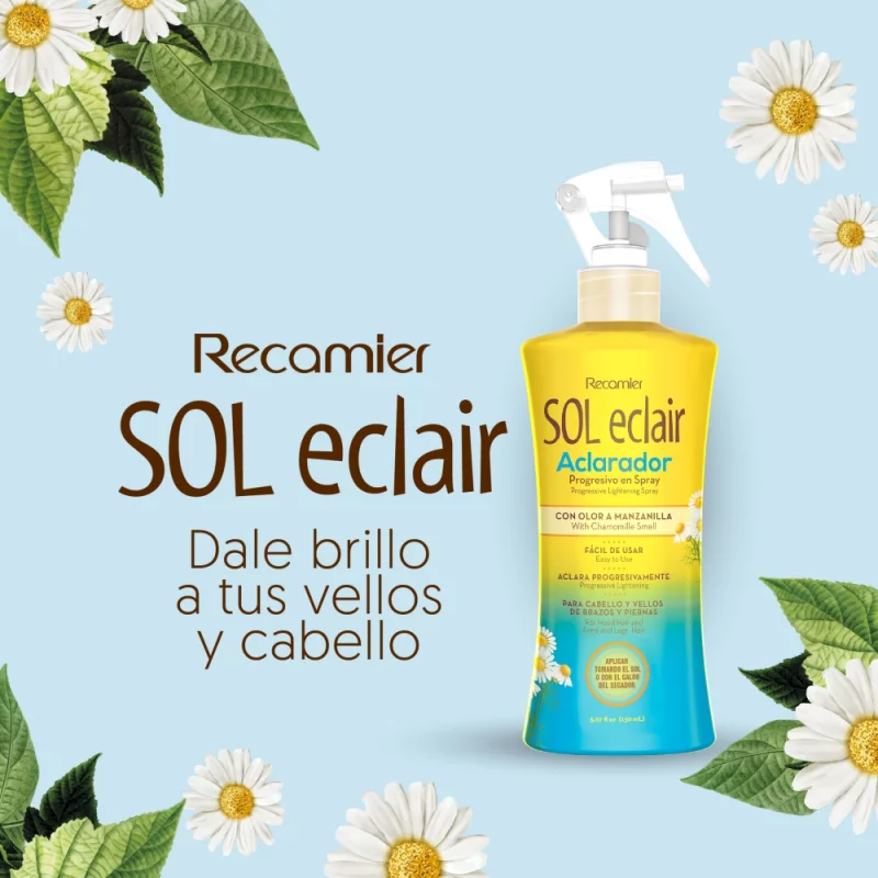Aclarador Sol Eclair x 150 ml Manzanilla
