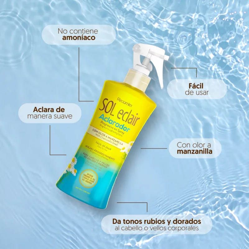 Aclarador Sol Eclair x 150 ml Manzanilla