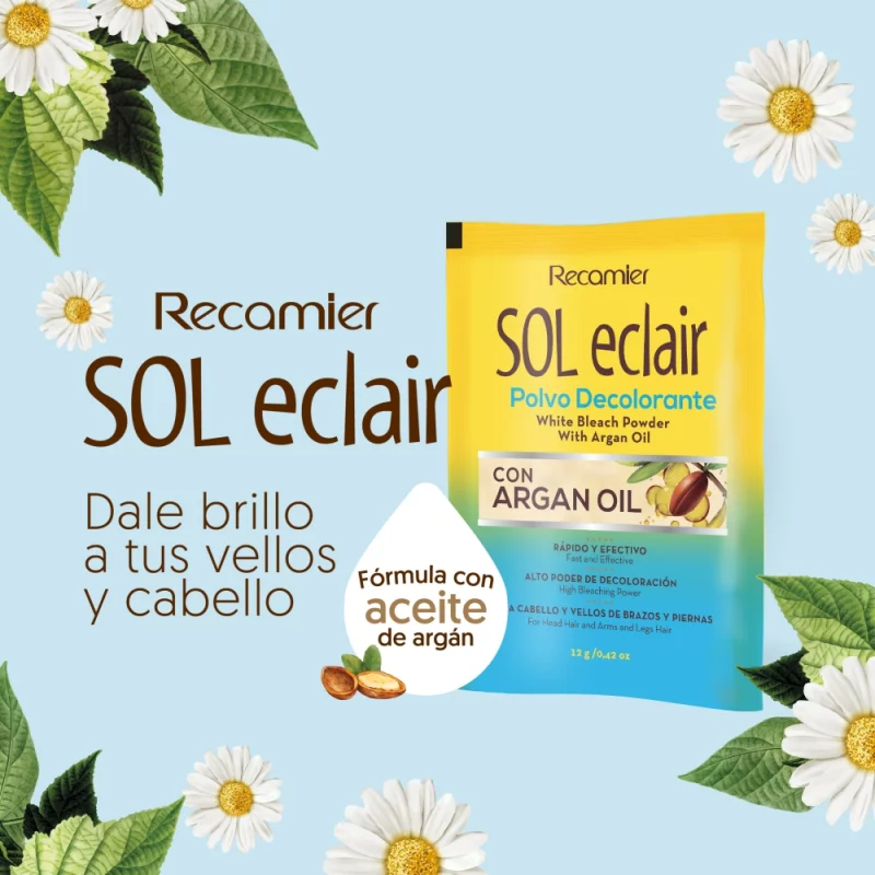 Aclarador Soleclair Polvo x 20 g Keratina