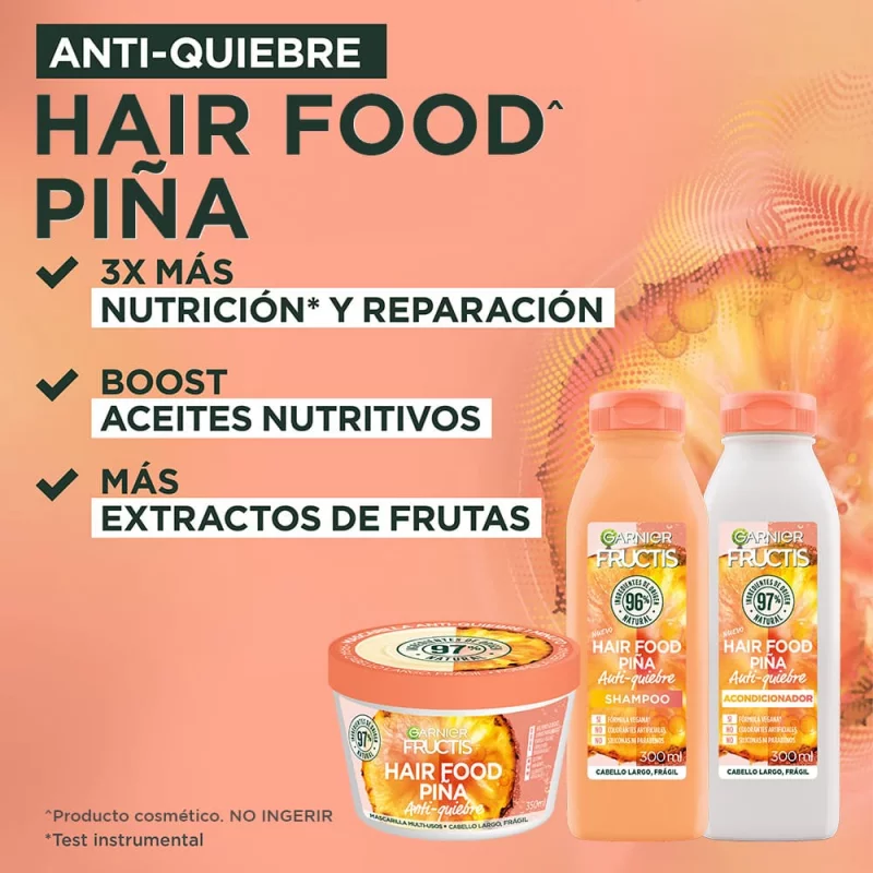 Acondicionador Fructis Haid Food Pina x 300 ml