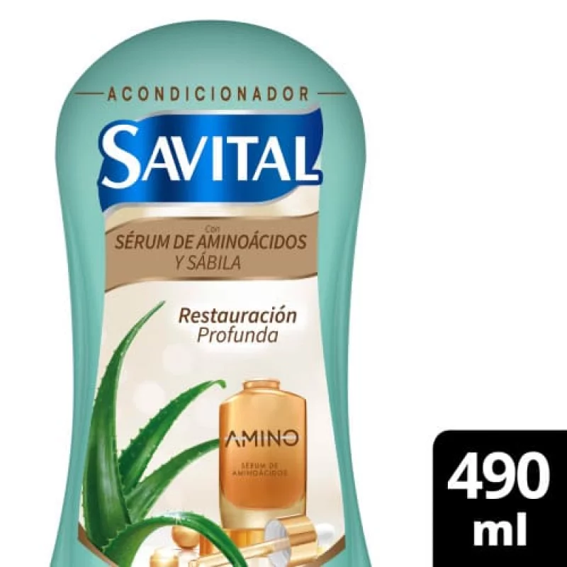 Acondicionador Savital Aminoacidos x 490 ml