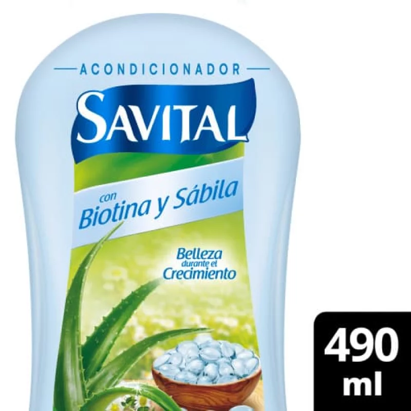 Acondicionador Savital Biotina x 490 ml