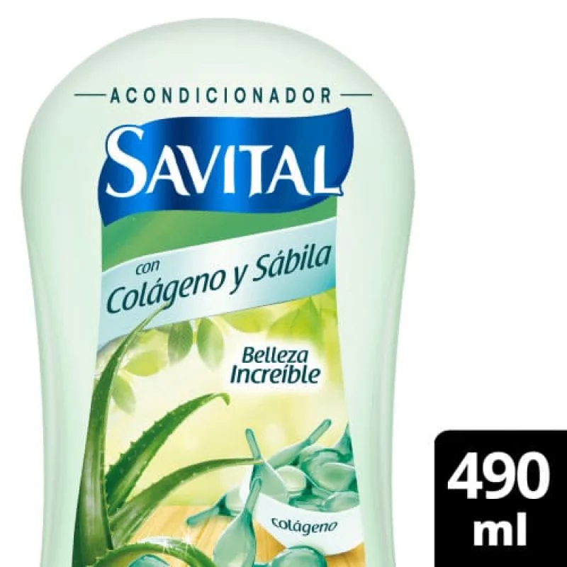 Acondicionador Savital Colageno x 490 ml