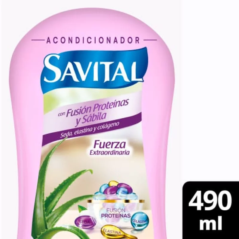 Acondicionador Savital Fusion Proteinas x 490 ml