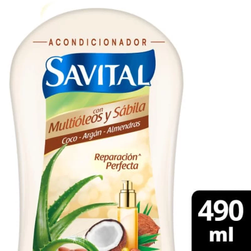 Acondicionador Savital Multioleos x 490 ml